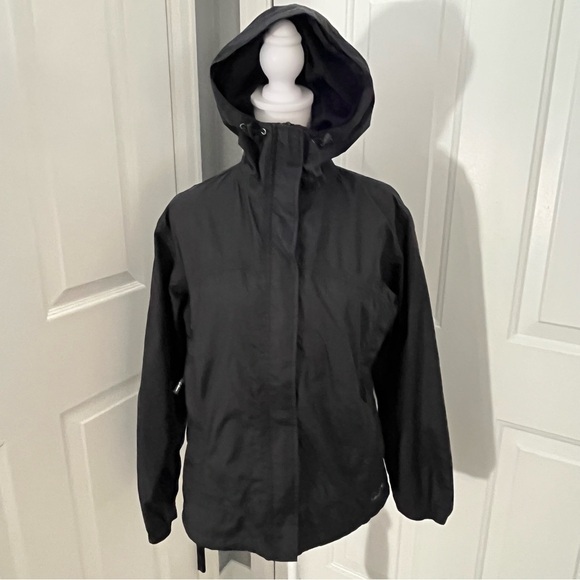 Gander Mountain Jackets & Blazers - Gander Mountain Women S Black Guide Series Rain Jacket Hood Lined Hiking Cycling